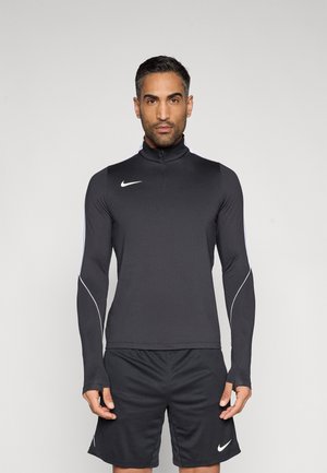 DRIL TOP - Top s dlouhým rukávem - black/white