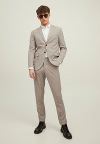 Jack & Jones JPRFRANCO CHECK  - Suit jacket - curds whey