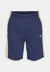 COLOR BLOCK - Tepláky - navy blue/croissant