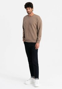 Ombre Sweatshirt - beige