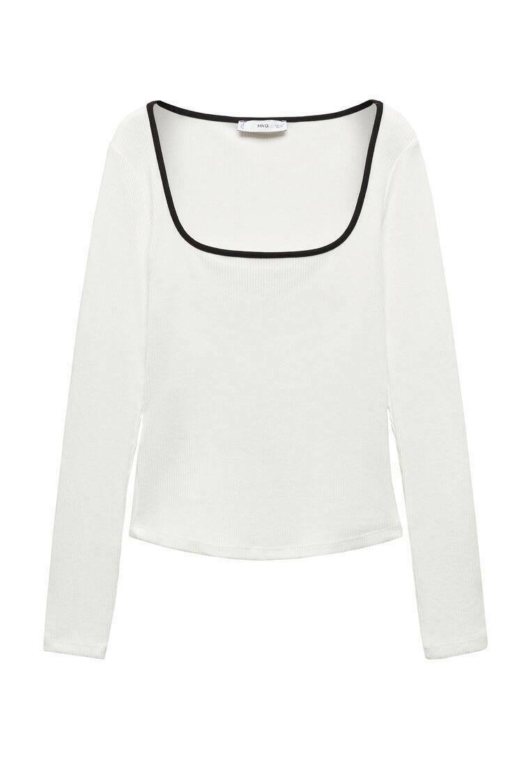 Mango Longsleeve wit