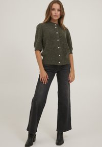 PULZ PZASTRID - Cardigan - grape leaf melange