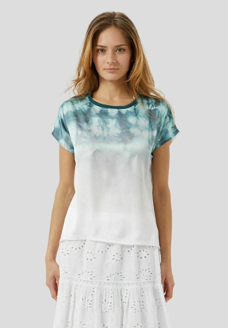 Damen Kleider | Conbipel T-Shirt print verde scuro/dunkelgrün - WK90721 Damen Kleider | Conbipel T-Shirt print verde scuro/dunkelgrün - WK90721