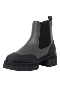 s.Oliver Botines con plataforma - green