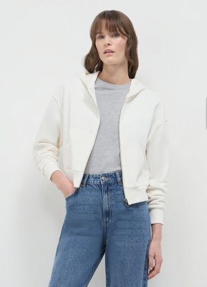 Calliope Zip-up sweatshirt - bianco lana
