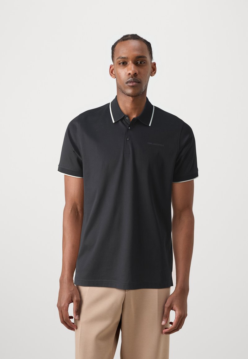 KARL LAGERFELD Polo krekls - black