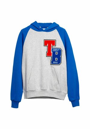 Hoodie - grey blue