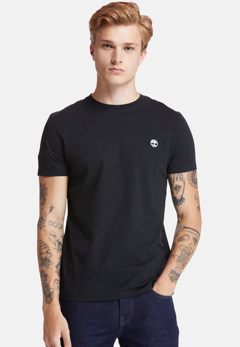 Timberland - DUNSTAN RIVER CREW TEE - T-shirt basique - black, Agrandir