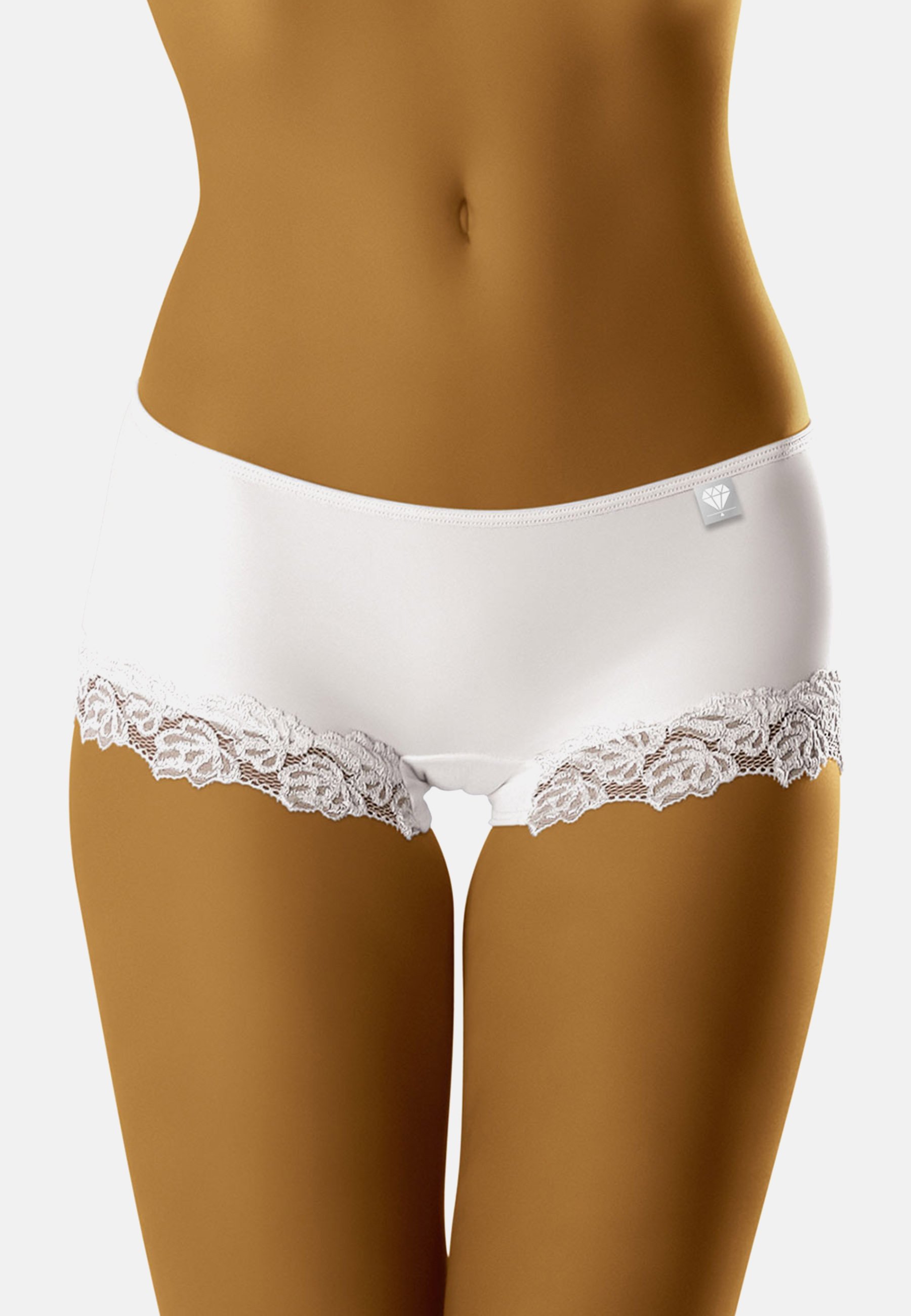 Wolbar Damen Mini-Slip WB68 - Nahtlos, Mit Stickerei, Unsichtbar Unter Enger Kleidung