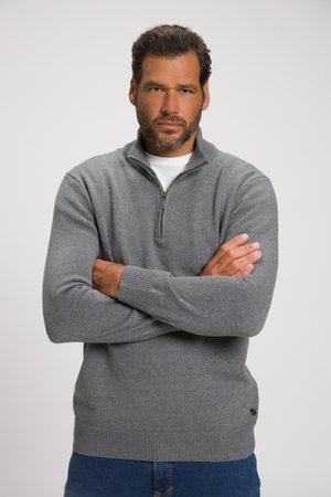 JP1880, Strickpullover - gray-mottled