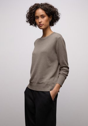 BASIC PULLOVER - Pullover - beige