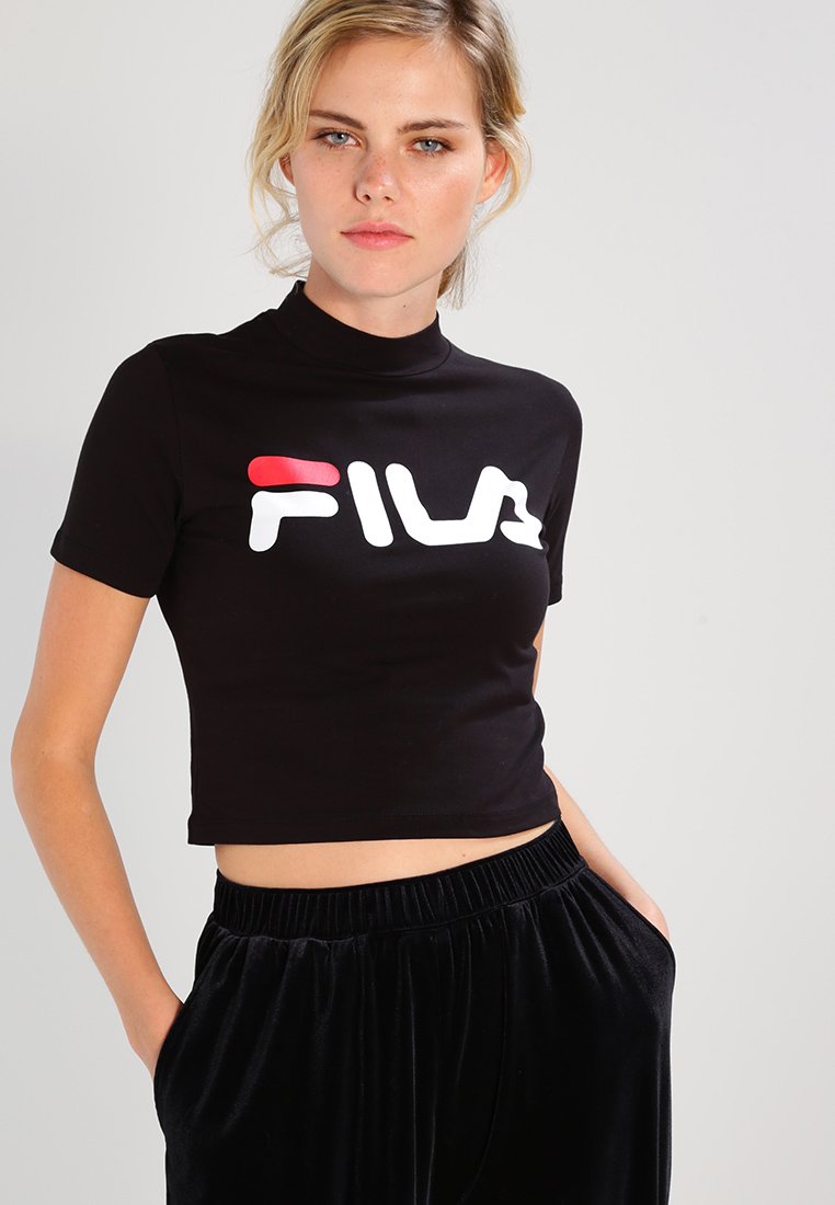Fila EVERY TURTLE TEE - T-shirt imprimé - black