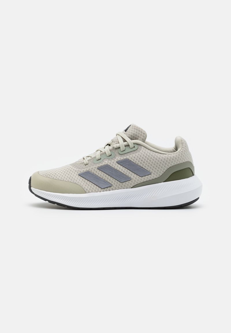 adidas Performance FALCON 3 LACE - Løbesko til landevejen - putty grey/iron metallic/silver pebble