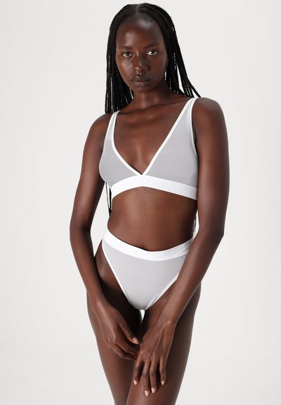 Polo Ralph Lauren HIGH WAIST THONG - Stringi - white cloud