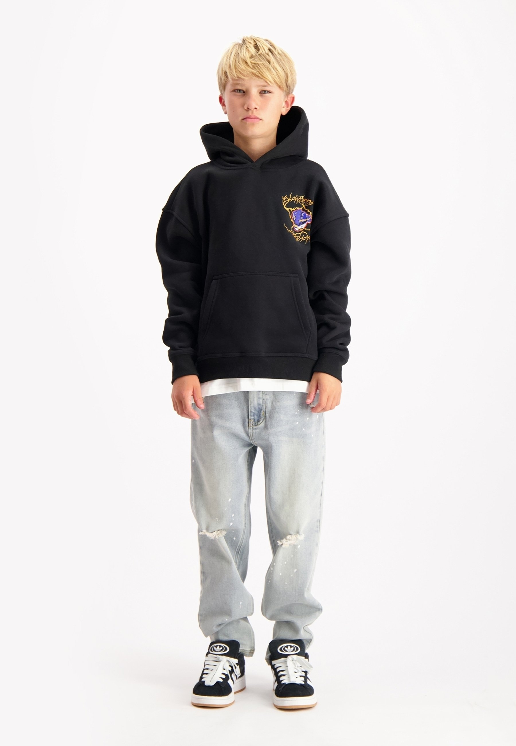 Zalando Sweater Black Bananas Black Bananas Hoodie Black/zwart