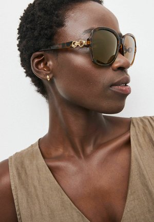 POLARISED LARGE SQUARE REGULAR FIT - Sonnenbrille - tortoiseshell brown