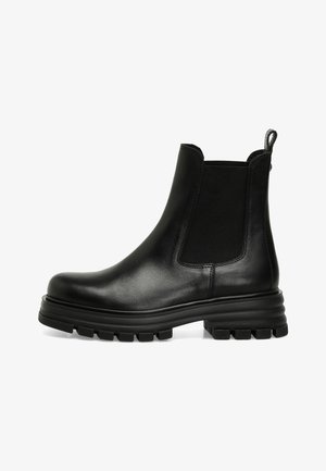 CHELSEA EDONY - Platvormtallaga poolsaapad - black