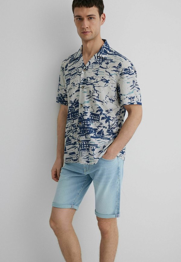 MIT MARITIMEM  - Hemd - blau