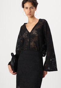 MSCH Copenhagen ANTONIE SKIRT - Ozko oprijeto krilo - black
