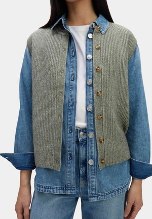 CLOUD-YARN CREW NECK - Veste sans manches - dark olive