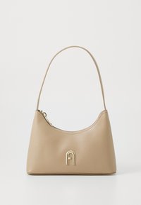 DIAMANTE MINI SHOULDER BAG - Handtasche - greige