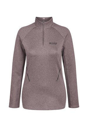 Cold Weather Zip Shirt Longsleeve - Langarmshirt - aubergine