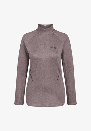 CEP Cold Weather Zip Shirt Longsleeve - Langarmshirt - aubergine