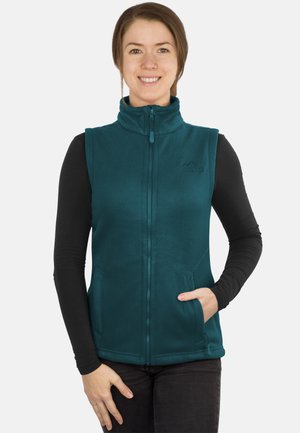 Ärmellose weste mit Seitentasche und Stehkragen Winterweste Bodywarmer - Weste - petrol