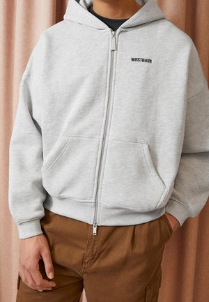 Sweat zippé - mottled grey