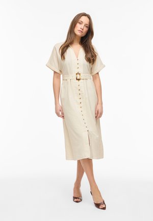 VILA VILINNEN SHIRT DRESS - Rochie tip cămașă - birch