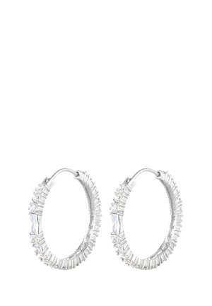 SPARKLING HOOPS - Earrings - silber