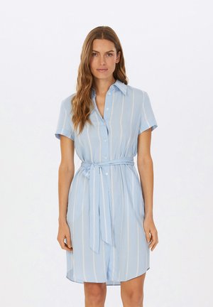 Shirt dress - sky varied