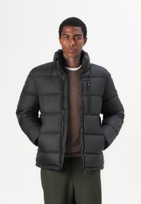 TOM TAILOR SPORTY PUFFER - Chaqueta de invierno - black