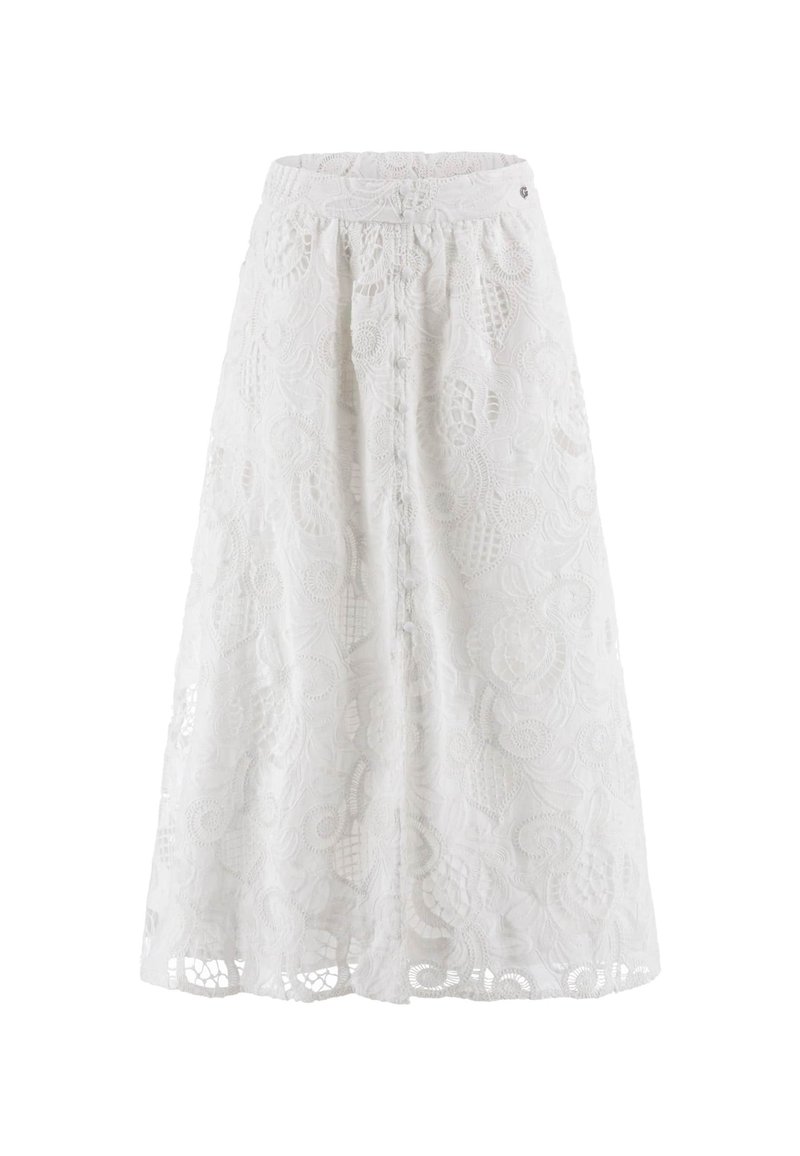 Jupe blanche 100 % coton pour fille - Blanc - Kiabi - nu