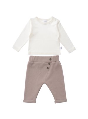 Jumpsuit - braun-weiss