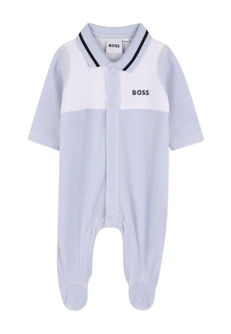 BOSS Kidswear Jumpsuit lichtblauw BOSS Kidswear Jumpsuit lichtblauw