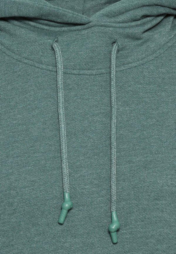 Hoodie - mottled teal3