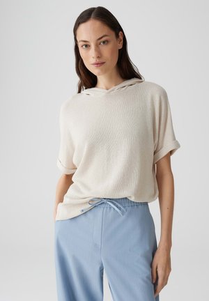 OPUS REGULAR FIT - Print T-shirt - natural glaze