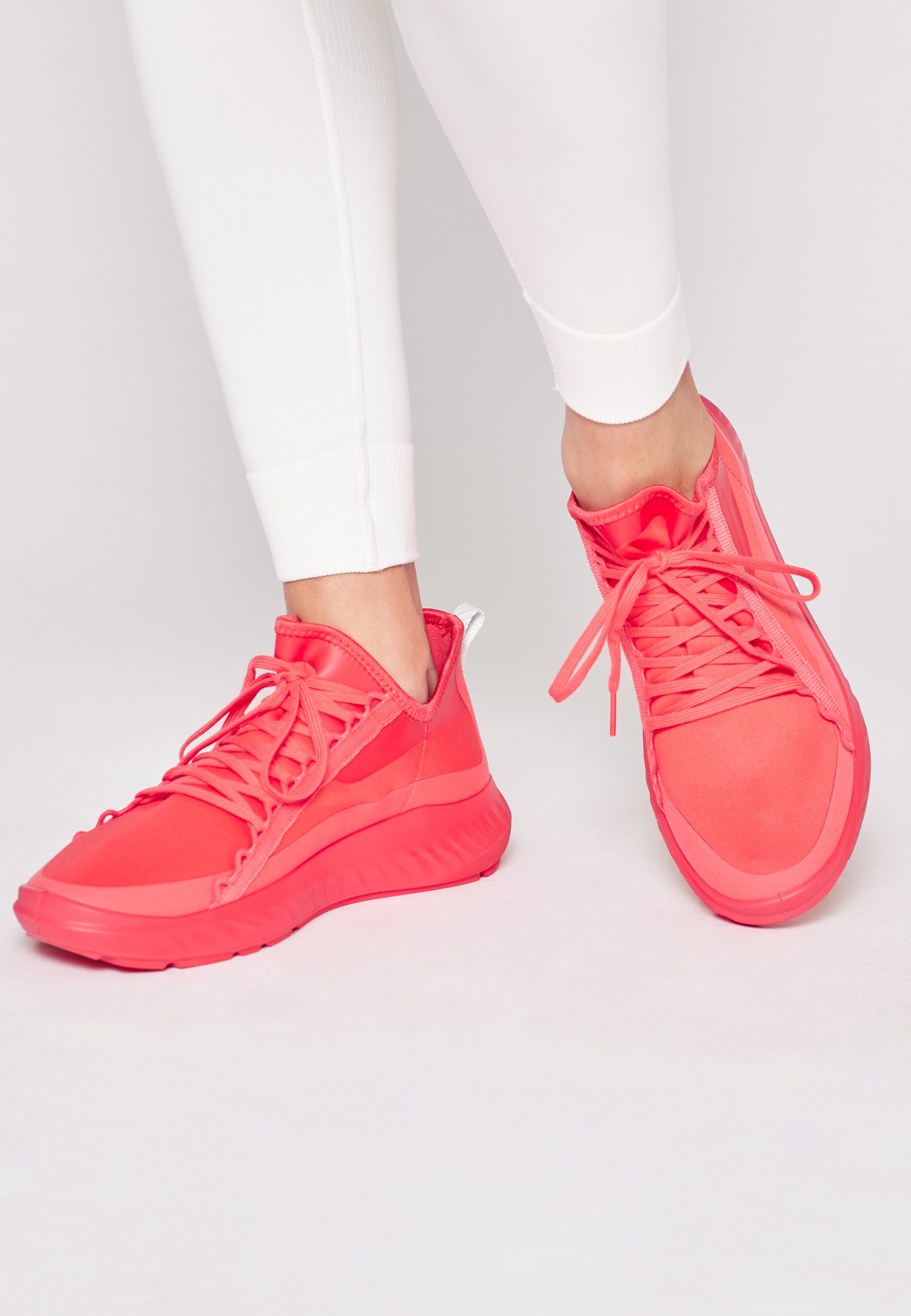 ECCO ST.1 LITE - Sneakers laag - hibiscus/Rood - Zalando.nl