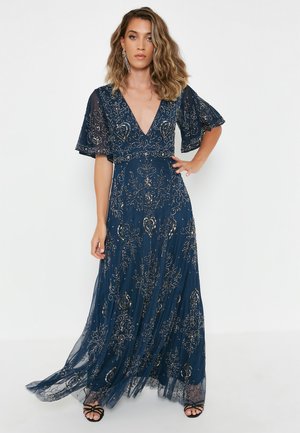 ARIA EMBELLISHED SEQUINS MAXI - Occasion wear - navy