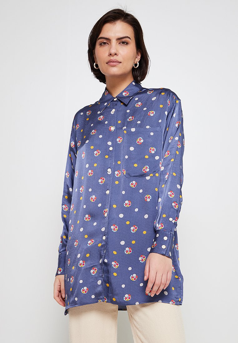 American vintage Overhemdblouse blauw American vintage Overhemdblouse blauw