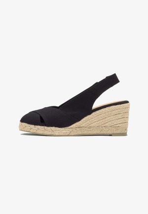 Castañer, DIANA - ESPADRILLES - Sandalias de cuña - black