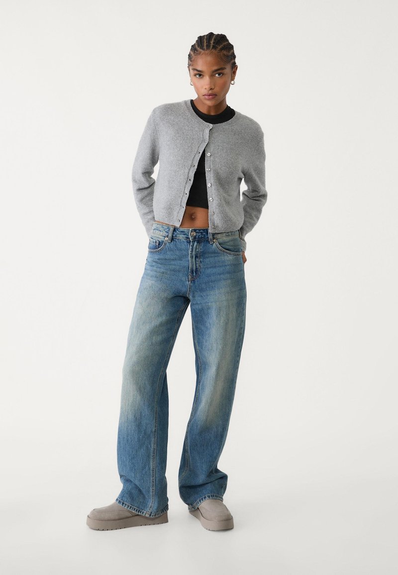 Stradivarius Platåstövletter - grey