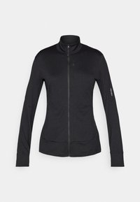 WOMEN QUANTUM ZIP - Fliisjakk - black