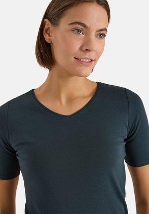 Cecil, T-shirt basic - deep petrol blue