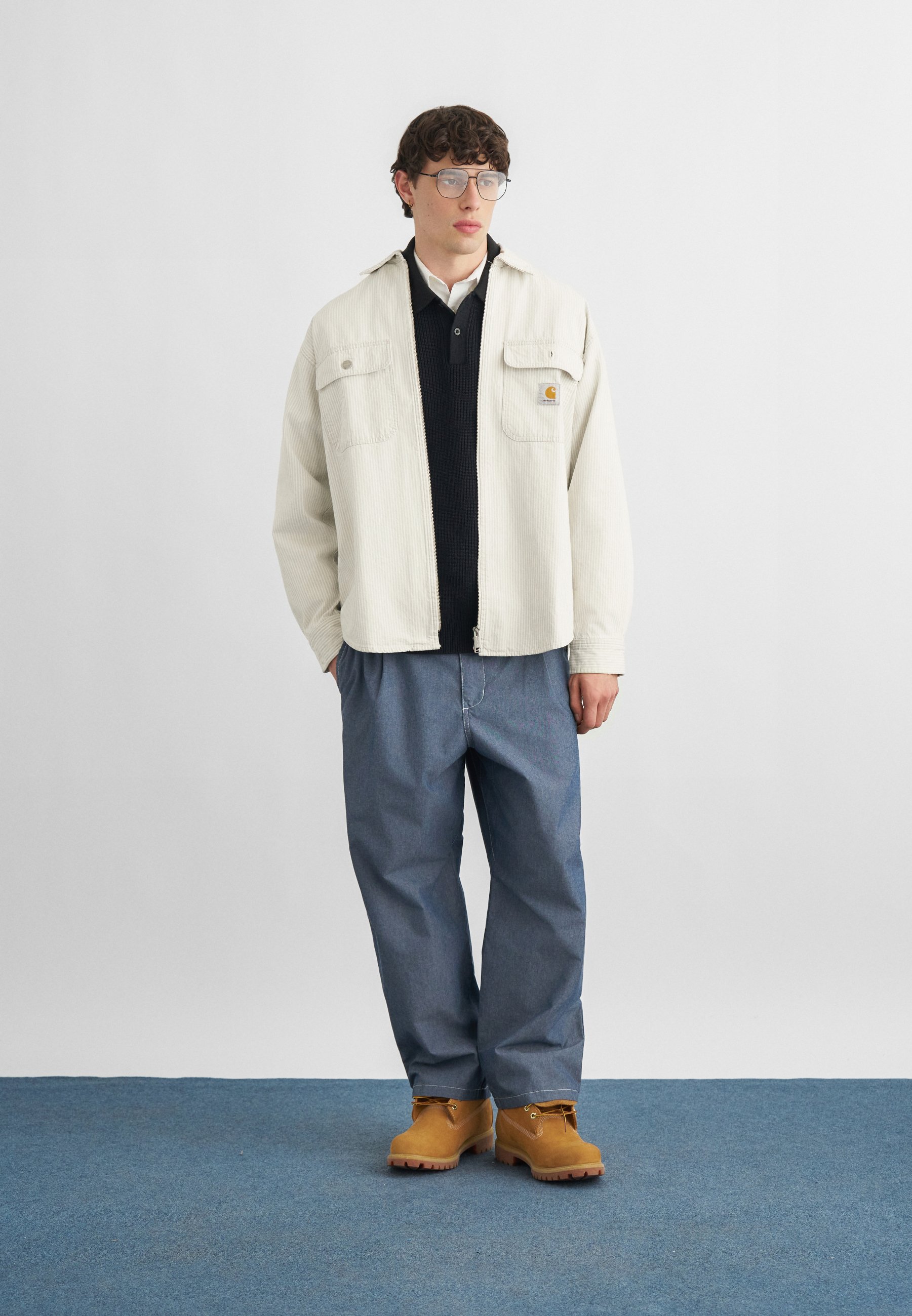 Carhartt WIP MERCER SHIRT JAC MERCER HICKORY - Summer jacket