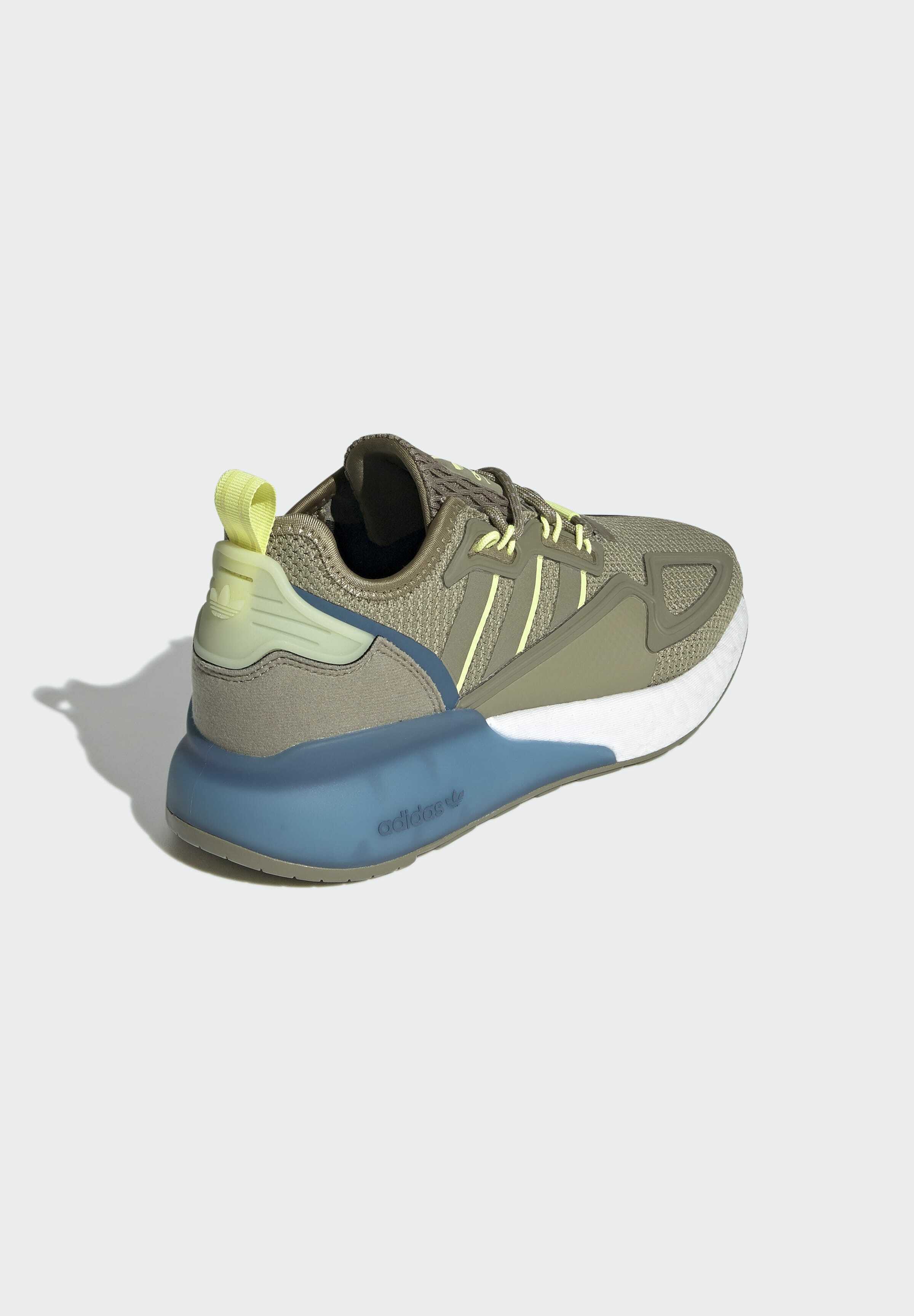 adidas zx 2k boost white green