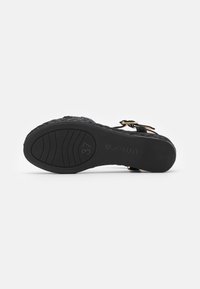 Unisa Sandali con plateau - black