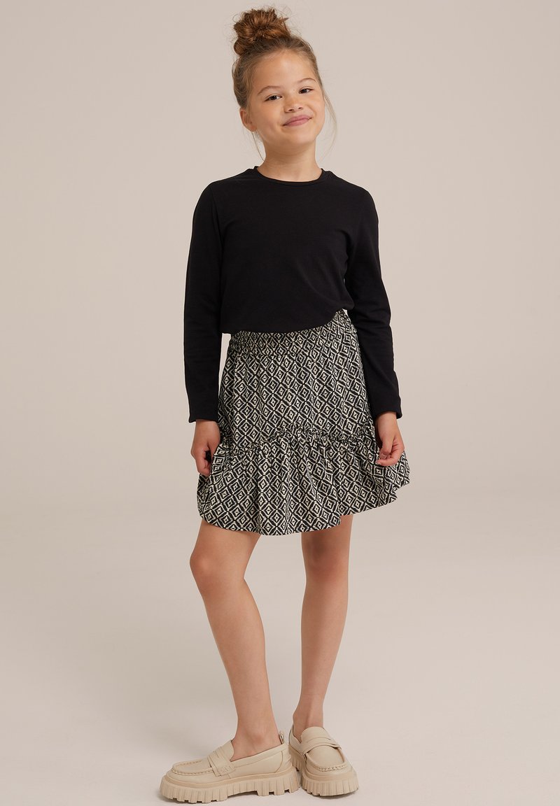 WE Fashion Pitkähihainen paita - black