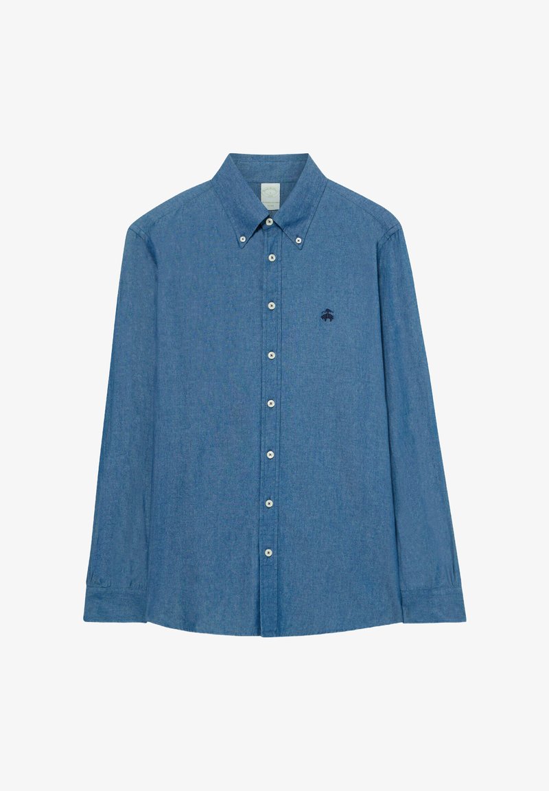 Chemise boutonnée lourde Brooks Brothers vintage des années 90 - L – Rokit Chemise boutonnée lourde Brooks Brothers vintage des années 90 - L – Rokit